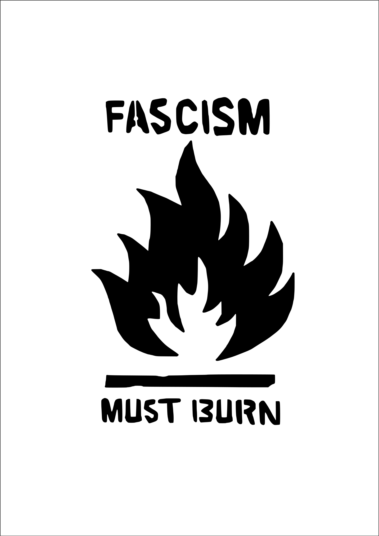 Facism must burn