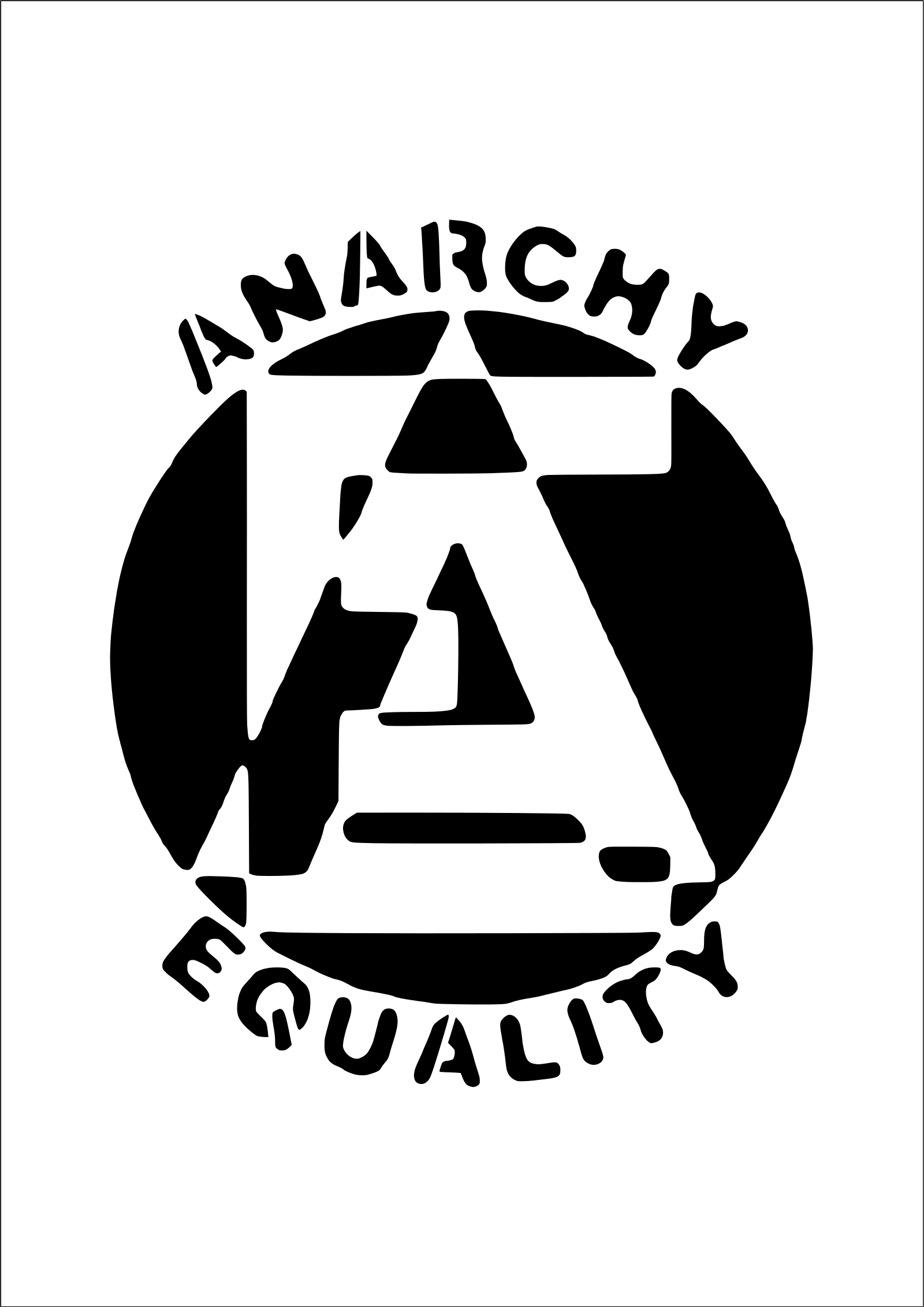 Anarchy = Equality